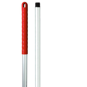 Aluminium Hygiene Handle 49" Red - HA033-R | Durable Mop & Brush Handle
