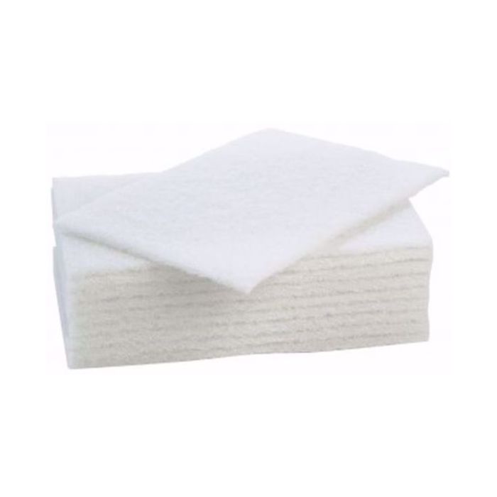 Colour Coded Scouring Pad230mm x 150mm White HL008-W