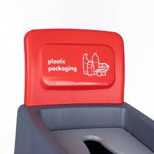 Procycle 80L Red Recycling Bin ROB105173RD | Bin, Lid & Back Panel Set
