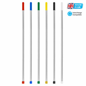 Interchange Aluminium Handle Red - 920044 | Lightweight Colour‑Coded Mop Handle