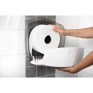 Katrin Gigant Mini Jumbo Dispenser | White | 82117 | Durable & Hygienic