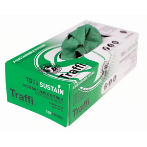 Traffi TD04 Small Sustain Tri Polymer Disposable Glove 100