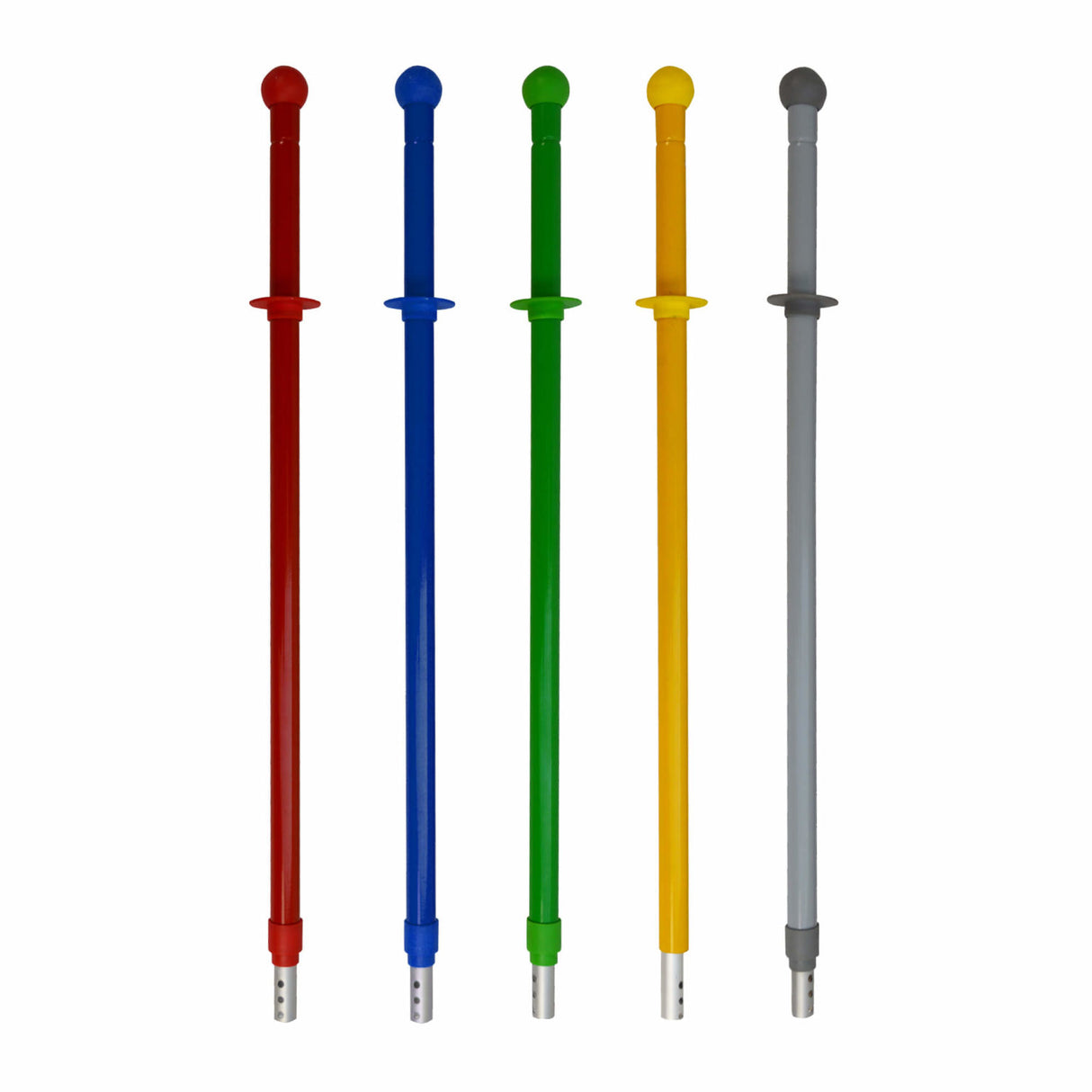 Telescopic Blue Globe Top Handle for Flat Mop - X0038292 | Adjustable Mop Handle