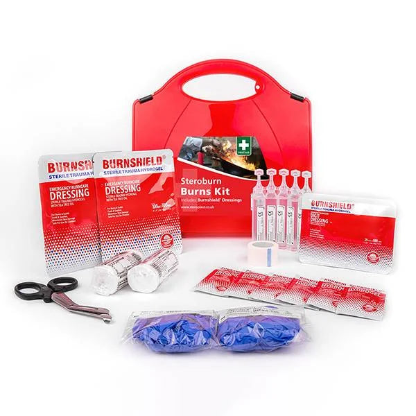 Steroplast Steroburn Burns Kit Small – first aid supplies for burn treatment.